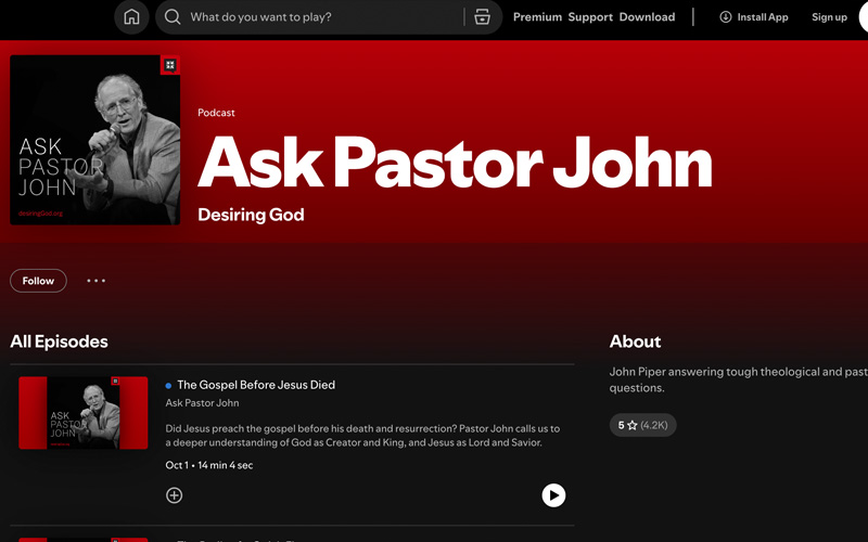 Ask Pastor John Podcast