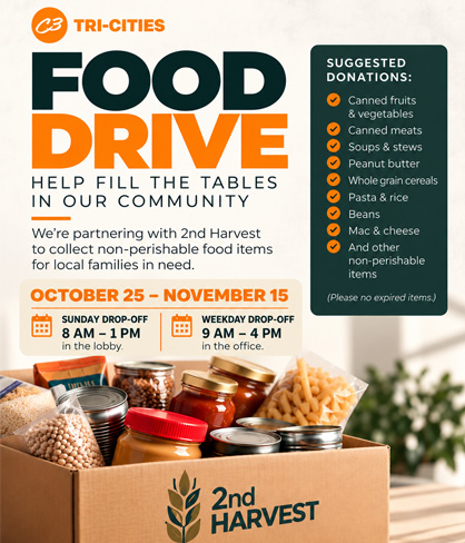 C3 and 2nd Harvest Food Drive