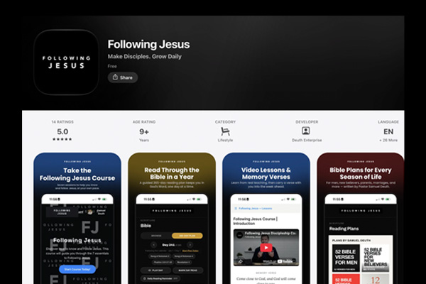 Following Jesus App